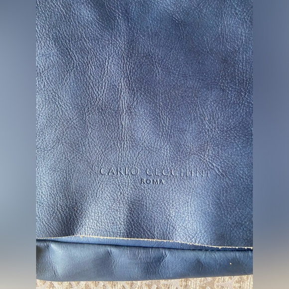 Carlo Cecchini leather bag made in Italy Roma - Picture 2 of 12